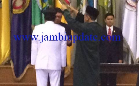 Pengambilan sumpah jabatan Irman sebagai Pj Gubernur Jambi oleh Mendagri